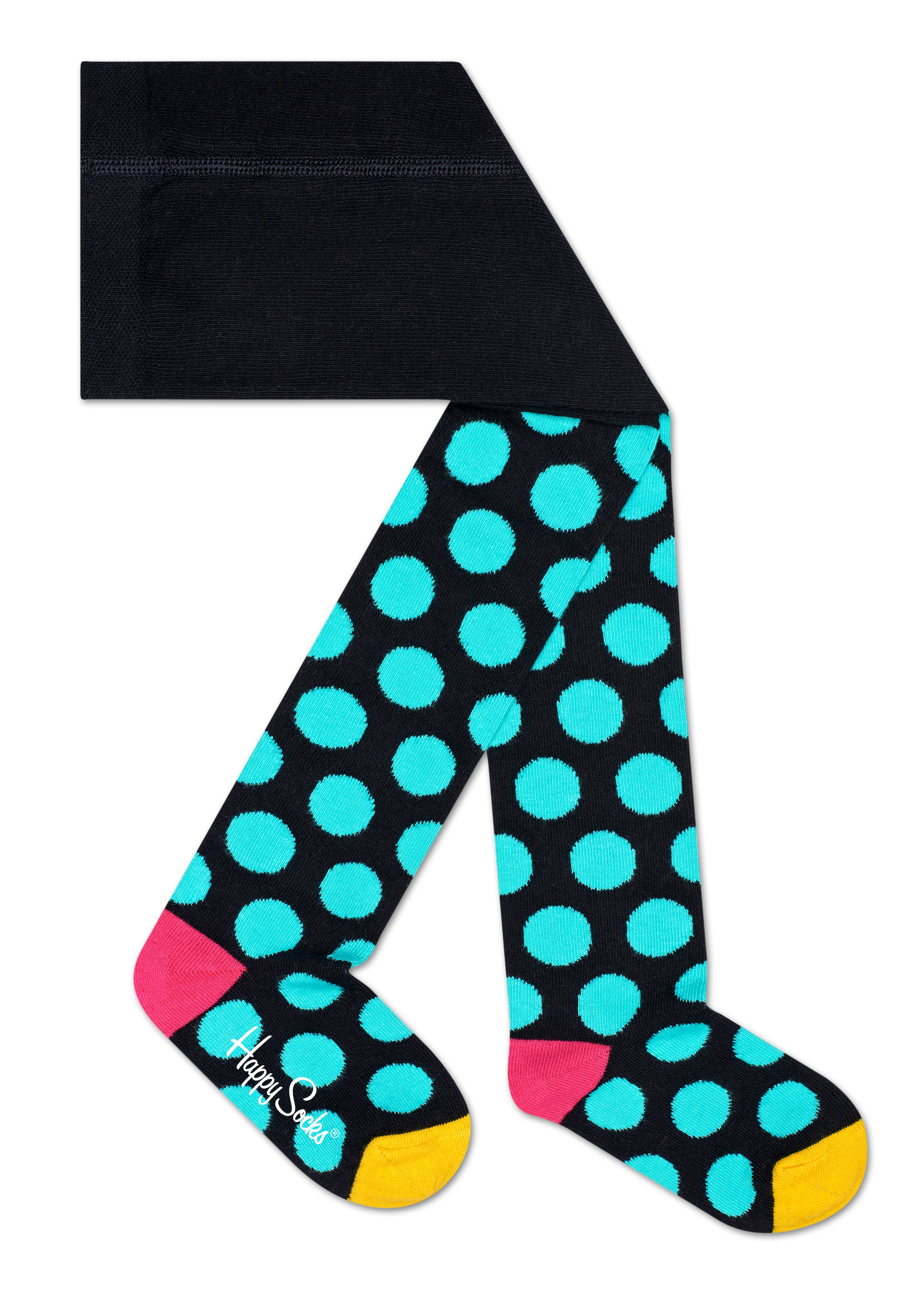 Dětské barevné punčochy Happy Socks, vzor Big Dot