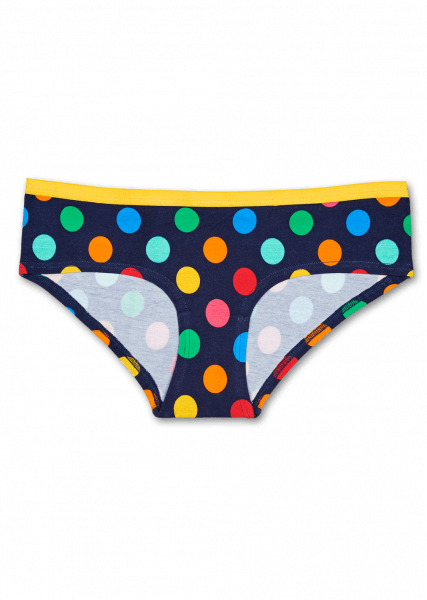 Dárkový box ponožek a kalhotek Happy Socks Combo Big Dot Blue - 2 páry
