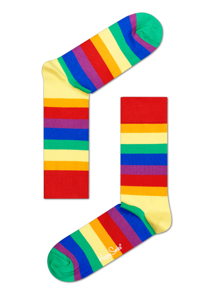 Dárkový box ponožek a boxerek Happy Socks Pride - 2 páry