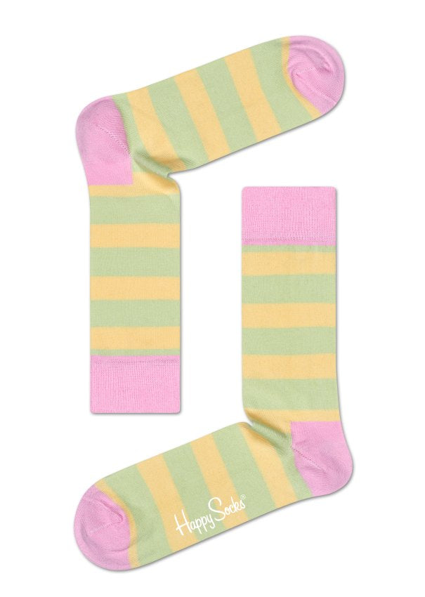 Barevné pruhované ponožky Happy Socks, vzor Stripe