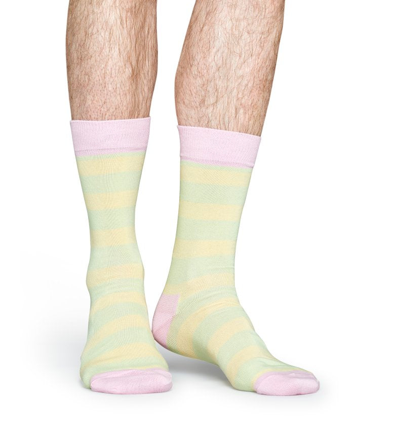 Barevné pruhované ponožky Happy Socks, vzor Stripe